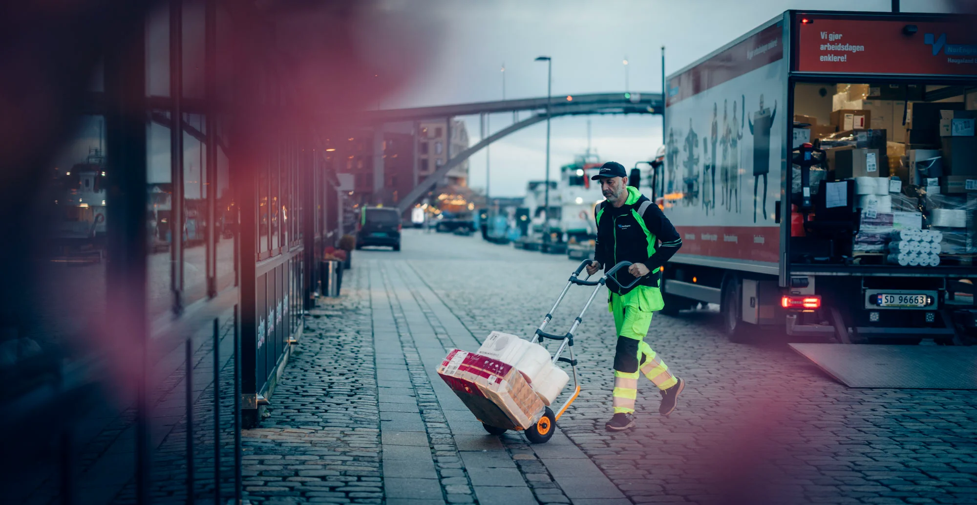 Norengros Kjosavik i arbeid